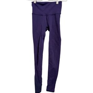 Lululemon Align High‎ Rise Leggings Navy Blue Seamless Workout Athleisure Size 2